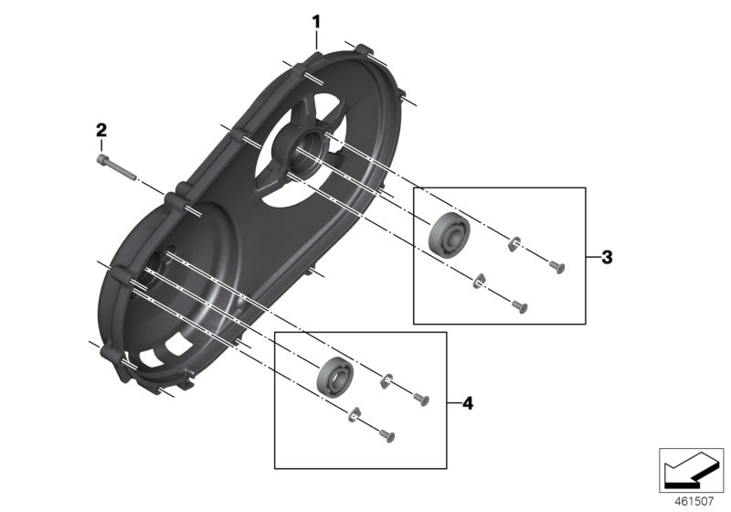 Housing cover, CVT