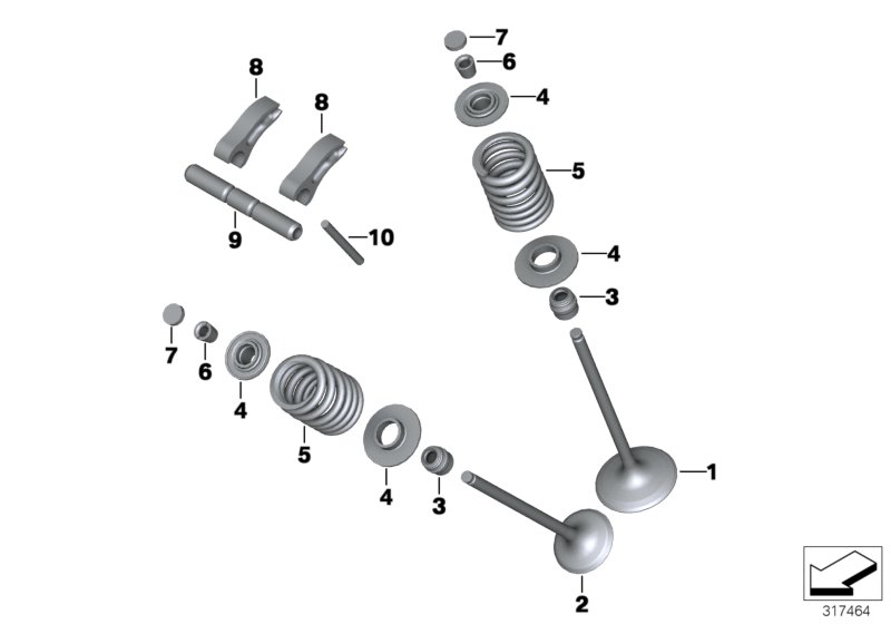 Timing gear - Intake valve/exhaust valve