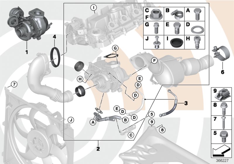 Exh.turbocharger & add-on kit Value Line