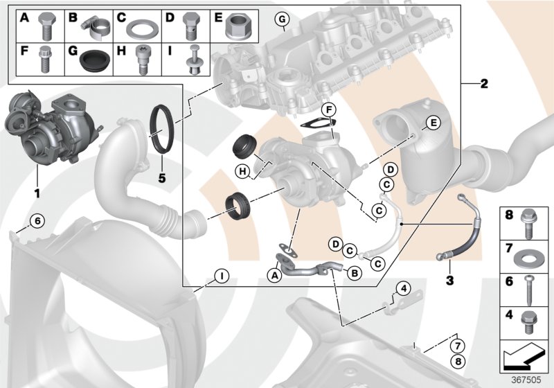 Exh.turbocharger & add-on kit Value Line