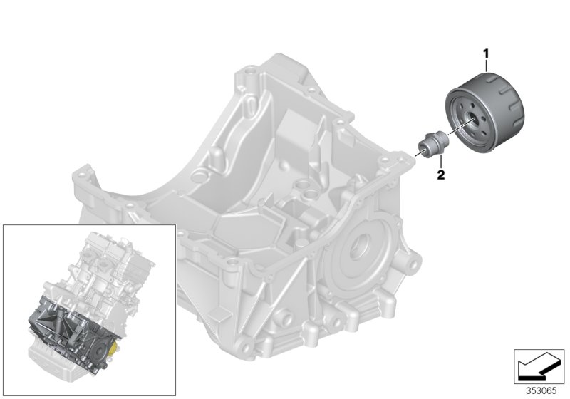Lubrication system-Oil filter