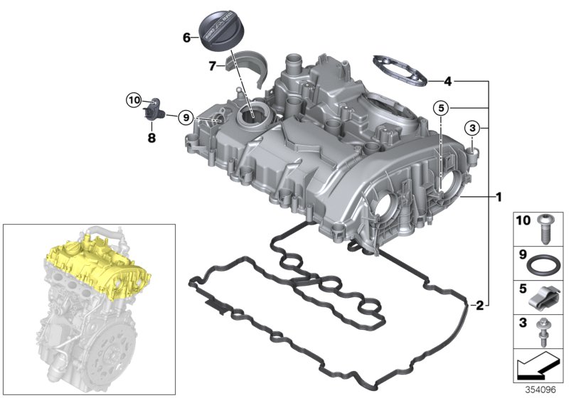 Cylinder head cover