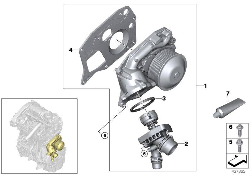 Waterpump - Thermostat