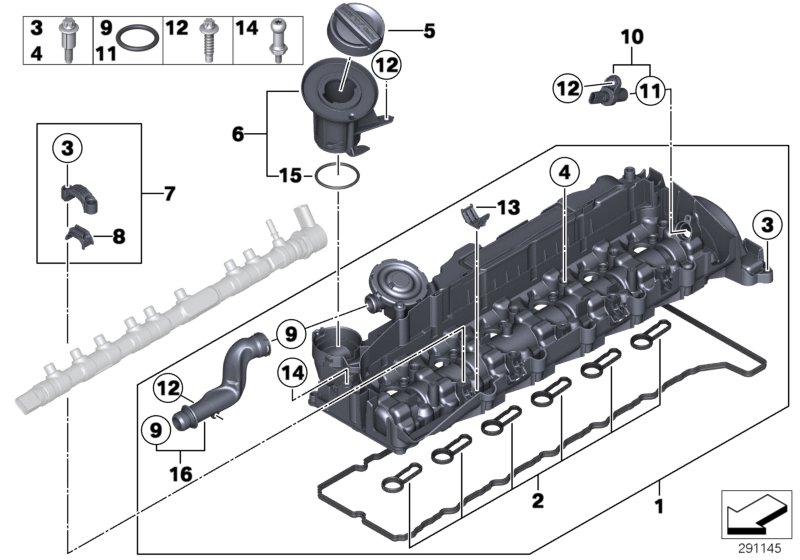 Cylinder head cover