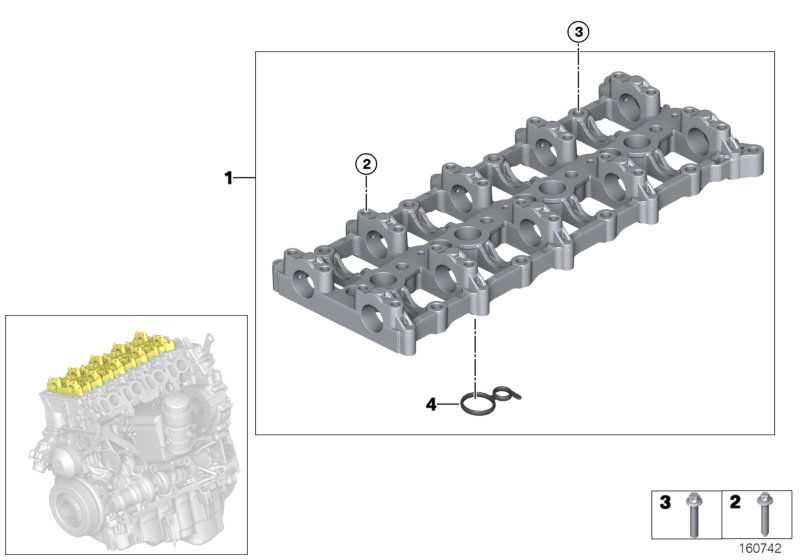 Cylinder head/intermediate housing