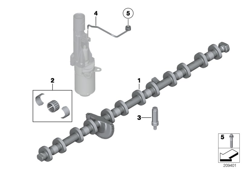 Valve timing gear,eccentr.shaft,actuator