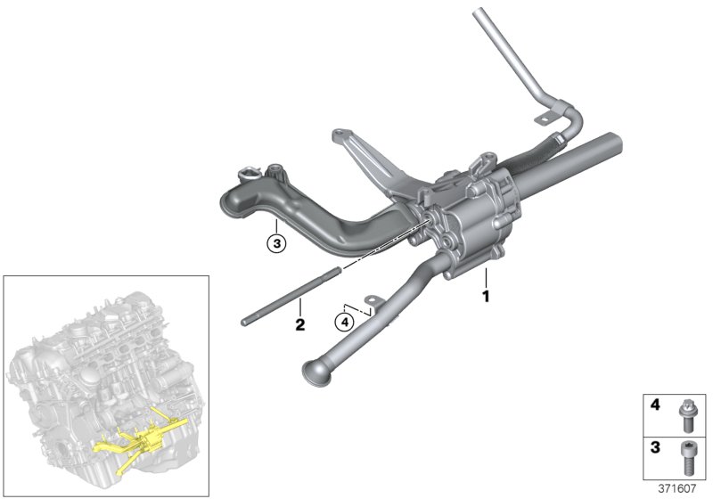 Lubrication syst.,oil pump, single parts