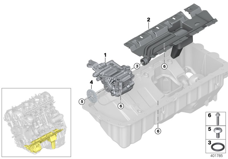 Lubrication system/Oil pump
