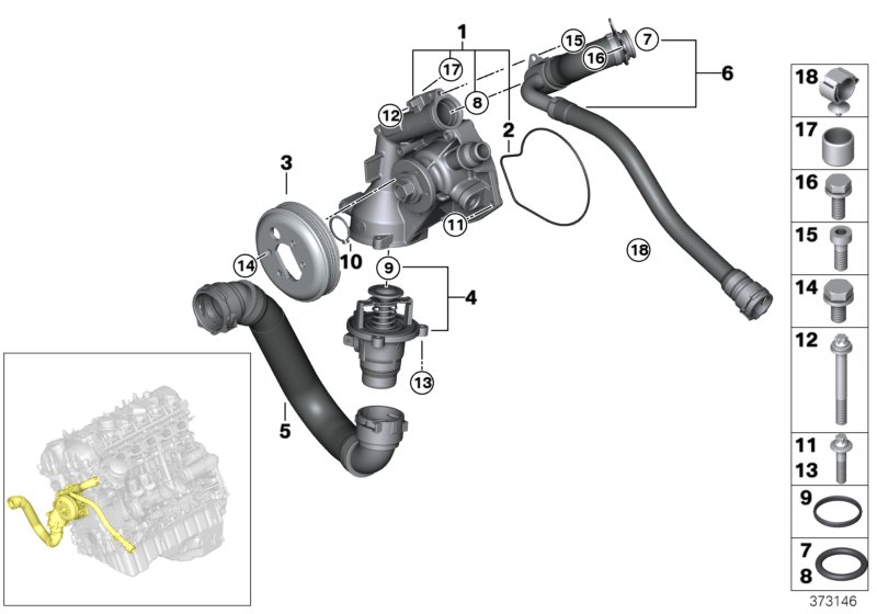 Waterpump - Thermostat