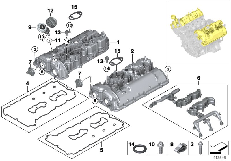 Cylinder head cover