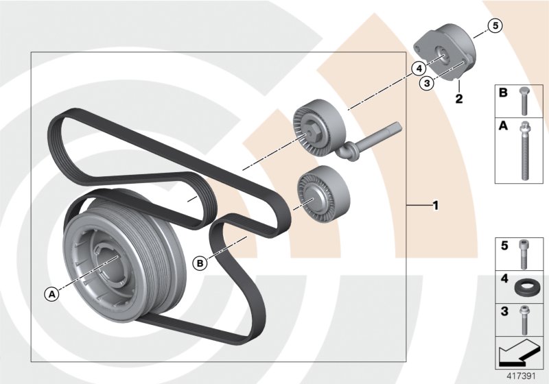 Repair kit, belt drives, Value Line