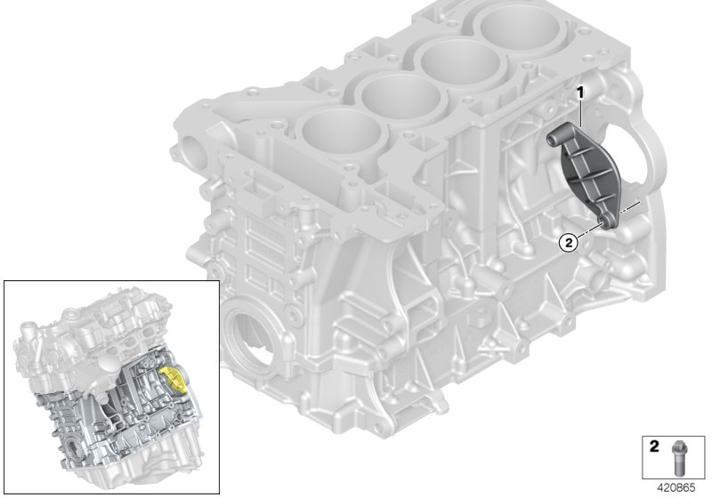 Crankcase/sealing cap