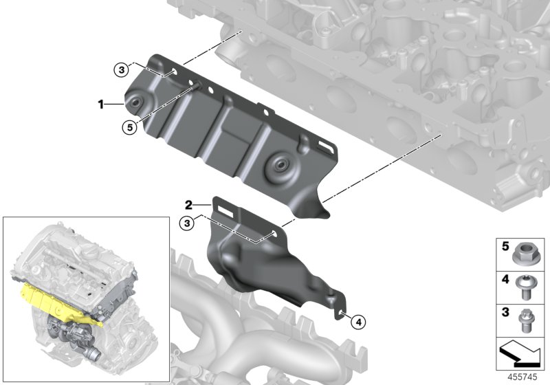 Exhaust turbocharger heat protection