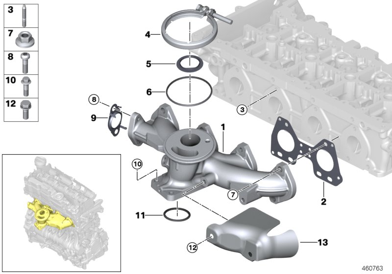 Exhaust manifold-AGR
