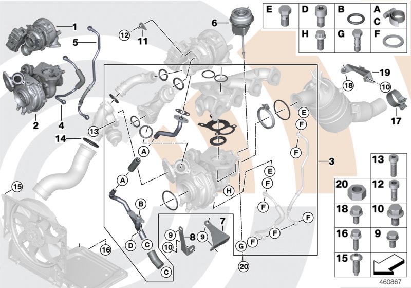 Exh.turbocharger & add-on kit Value Line