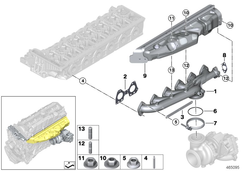 Exhaust manifold-AGR