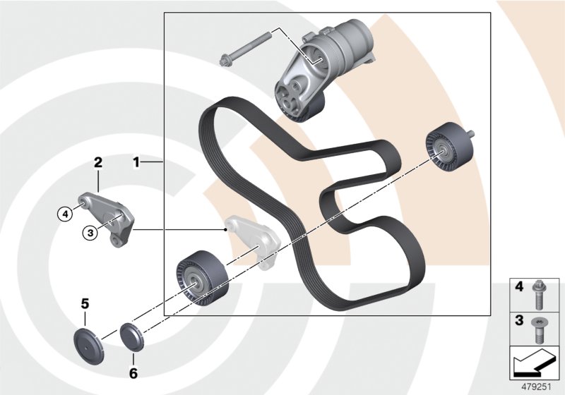 Repair kit, belt drives, Value Line