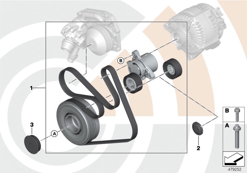 Repair kit, belt drives, Value Line