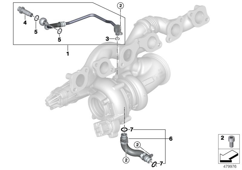Exhaust turbocharger oil supply