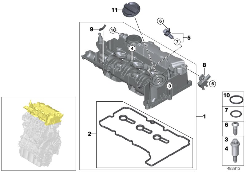Cylinder head cover