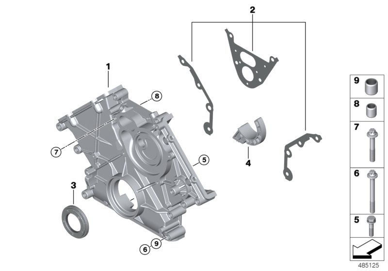 Lower timing case
