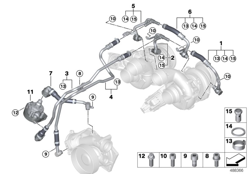 Cooling system-exhaust turbocharger