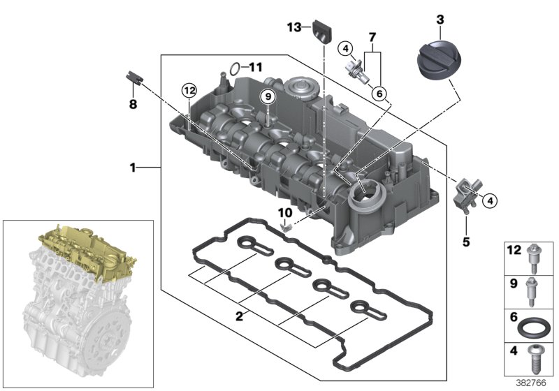 Cylinder head cover