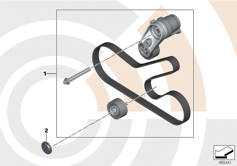 Repair kit, belt drives, Value Line