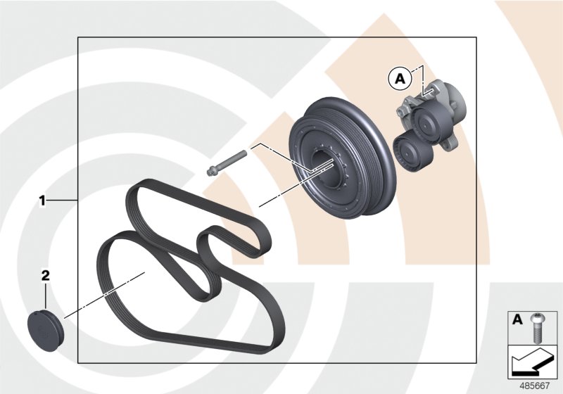 Repair kit, belt drives, Value Line