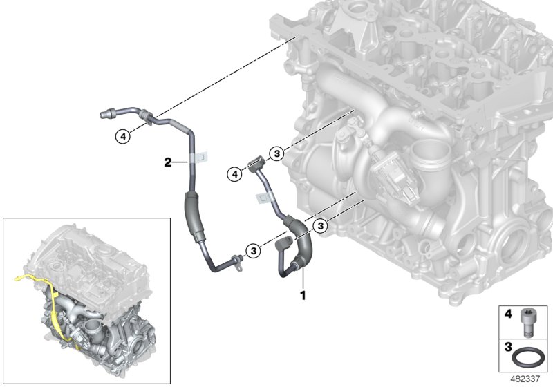 Cooling system-exhaust turbocharger