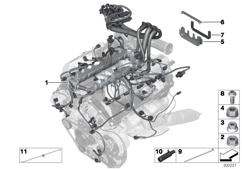 Engine wiring harness