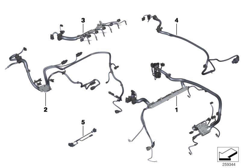 Engine wiring harness