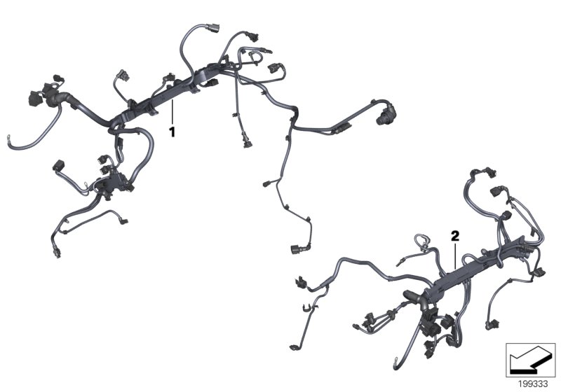 wiring harness, engine grbx. module
