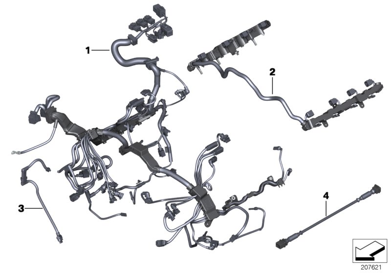 Engine wiring harness