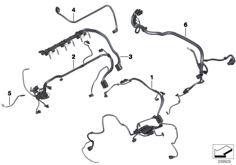 Engine wiring harness