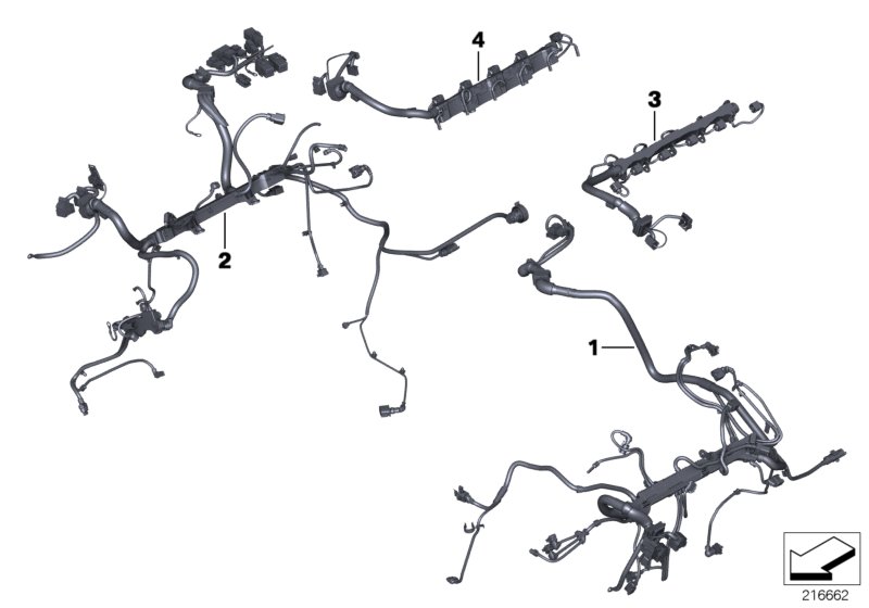 Engine wiring harness