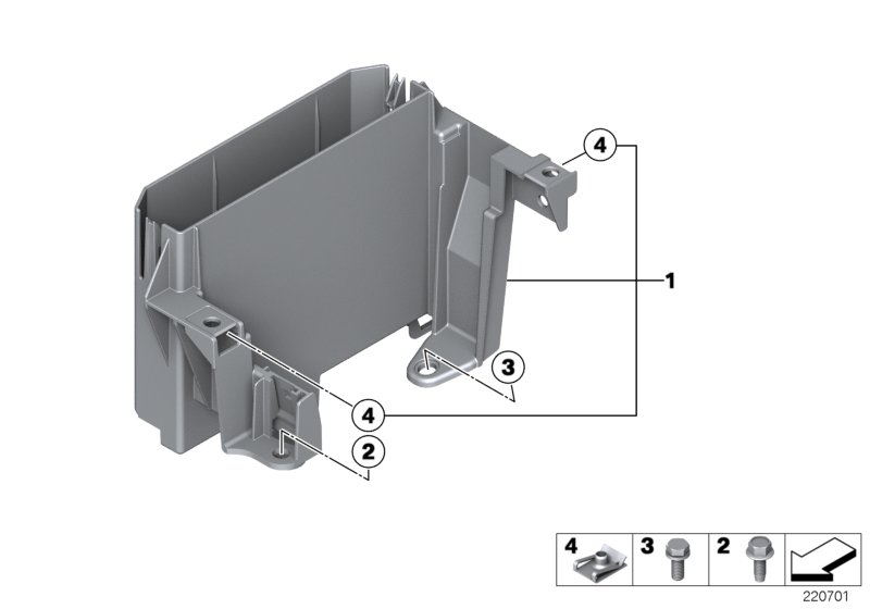 Control unit box