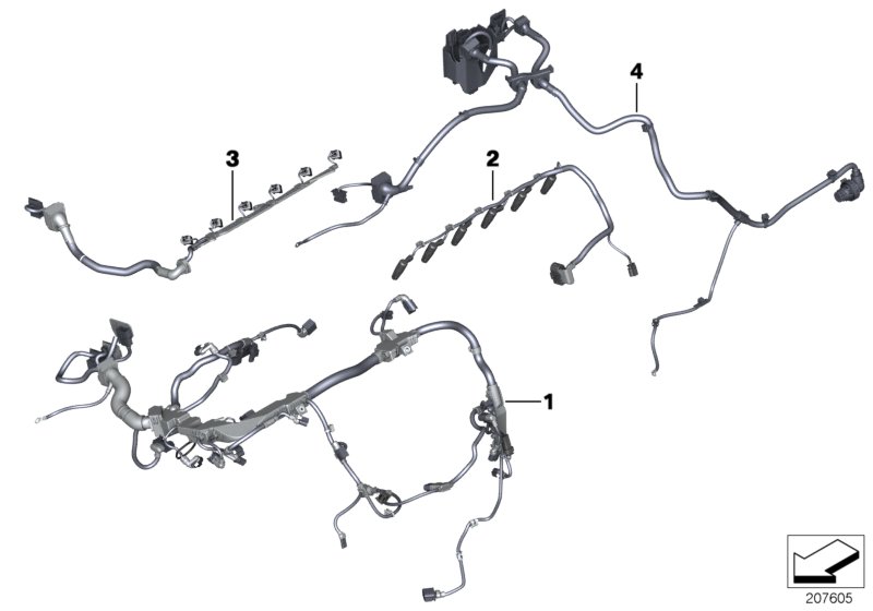 Engine wiring harness