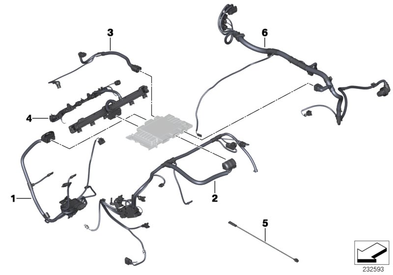 Engine wiring harness
