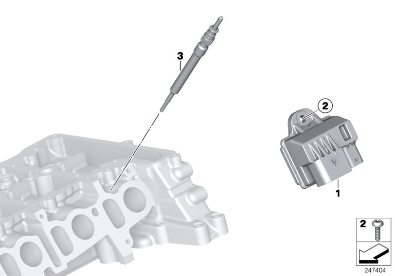 Glow plug unit