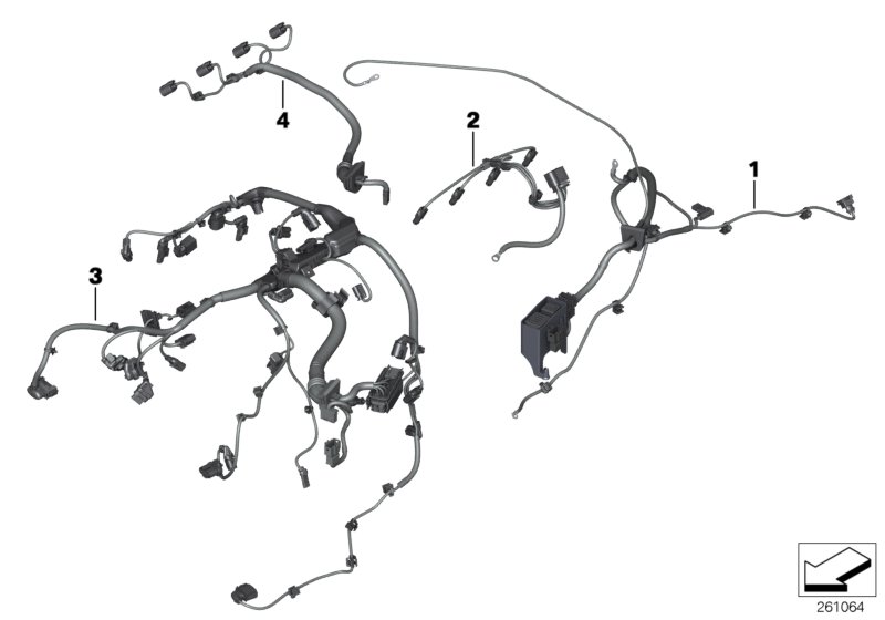 Engine wiring harness