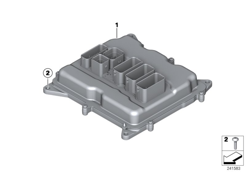 Basic control unit DME / MEVD1729