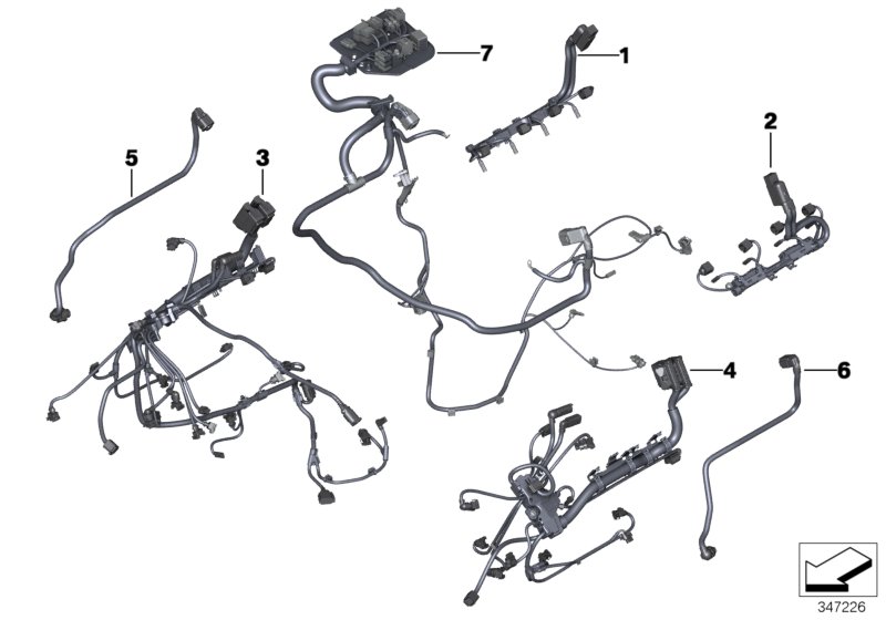 Engine wiring harness