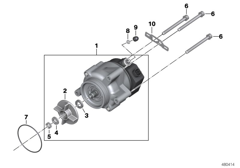 Alternator Bosch 55A