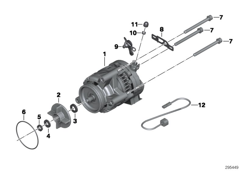 Alternator Denso 50A