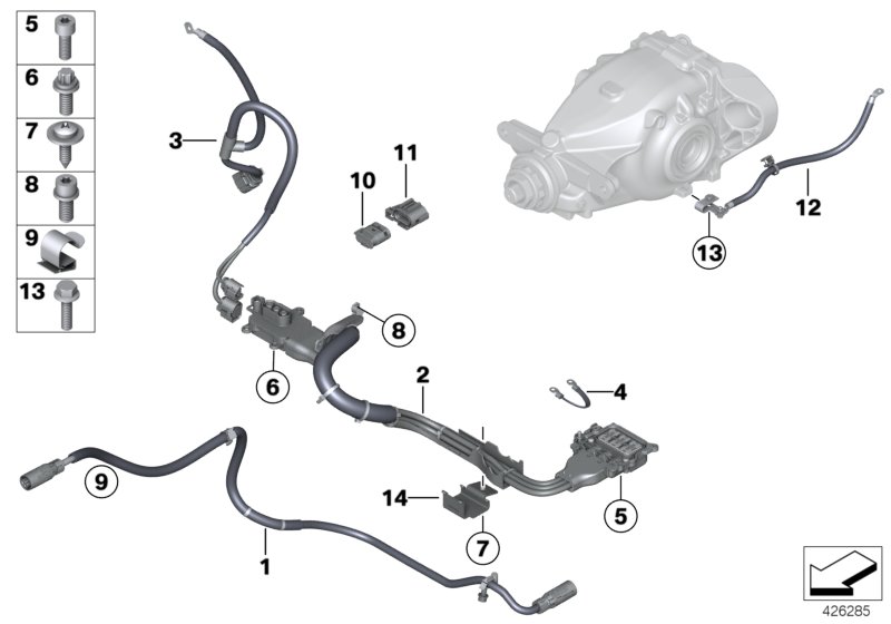 Assorted cable sets, hybrid