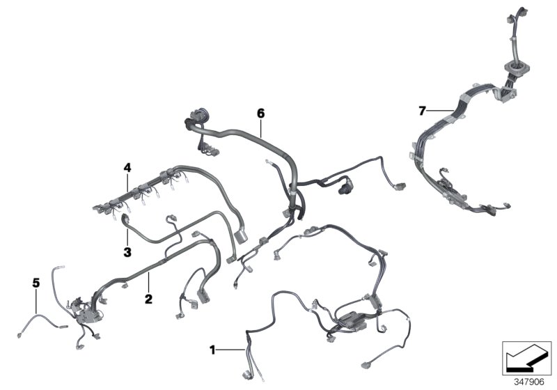 Engine wiring harness