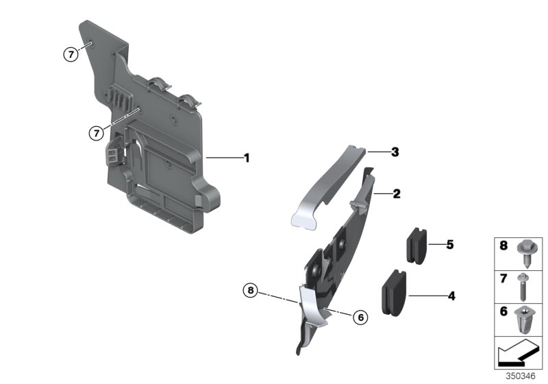 Equipment holder and fixing parts