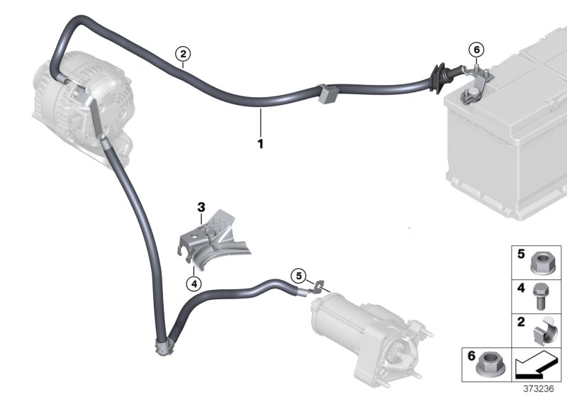 Battery cable/cable starter