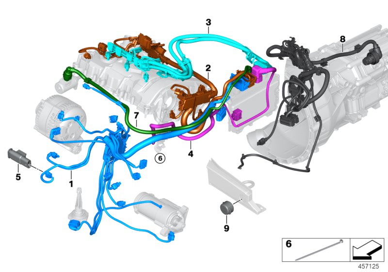 Engine wiring harness